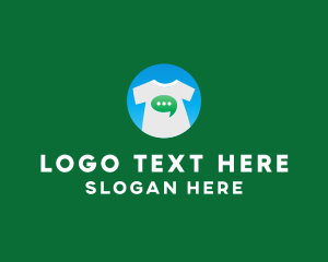 Messaging - Message Bubble Shirt logo design