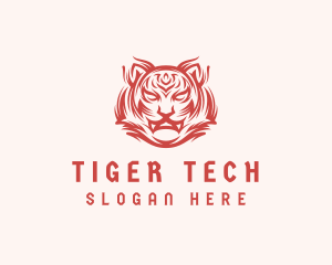 Tough Wild Tiger logo design