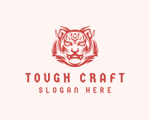 Tough Wild Tiger logo design