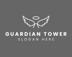 Heavenly Angel Wings logo design