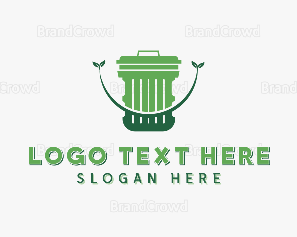 Garbage Waste Disposal Logo