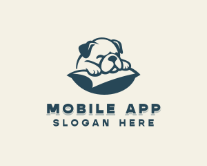 Pitbull Pug Dog Logo