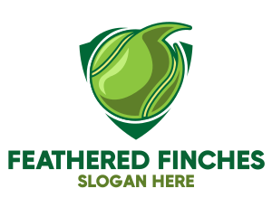 Tennis Ball Shield logo design