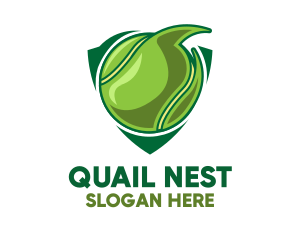 Tennis Ball Shield logo design