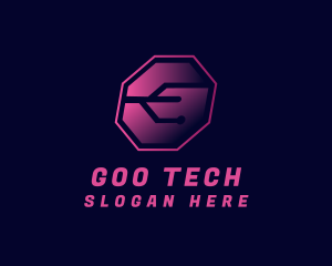 Digital Tech Letter G logo design