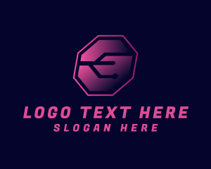 Telecommunication - Digital Tech Letter G logo design
