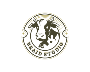 Cattle Livestock Cow Logo