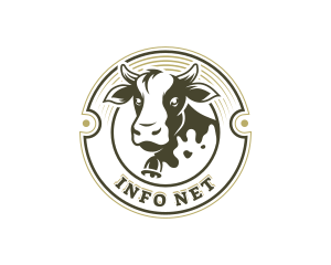 Cattle Livestock Cow logo design