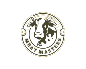 Cattle Livestock Cow logo design