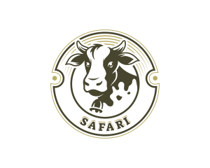 Barn - Cattle Livestock Cow logo design