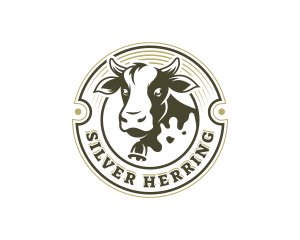 Cattle Livestock Cow logo design