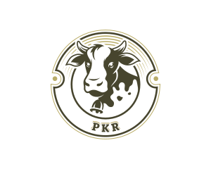 Cattle Livestock Cow logo design