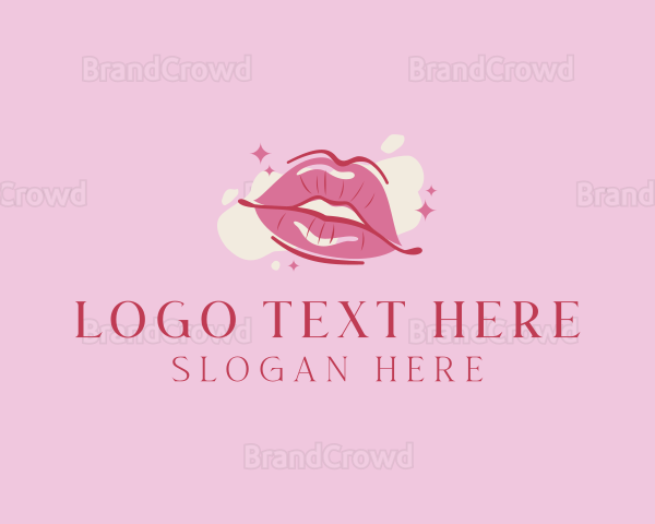 Lips Beauty Lipstick Logo