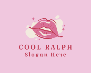 Lips Beauty Lipstick  logo design