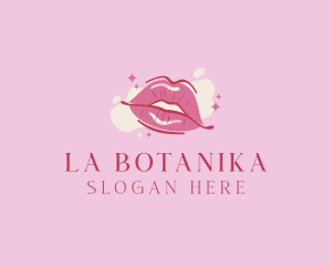 Lips Beauty Lipstick  Logo