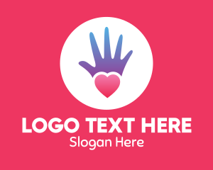 Sign Language - Social Welfare Foundation Hand logo design