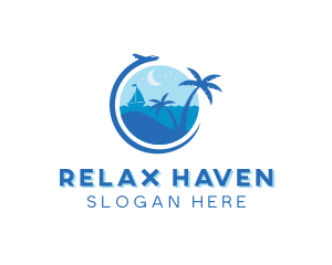 Vacation - Travel Vacation Getaway logo design