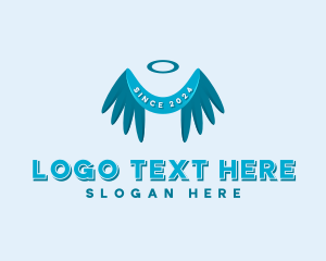 Holy Wings Retreat logo design