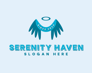 Retreat - Holy Wings Retreat logo design