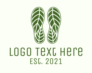 Minimalist - Nature Footprint logo design