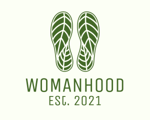 Women Apparel - Nature Footprint logo design