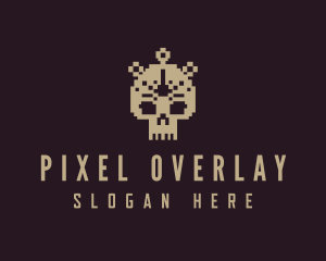 Skull Pixel Software logo design