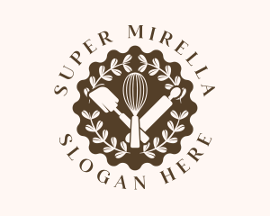 Whisk Pastry Baking Logo