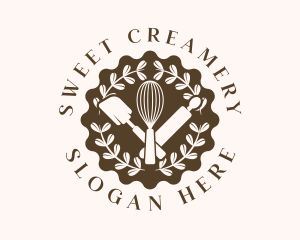 Whisk Pastry Baking logo design