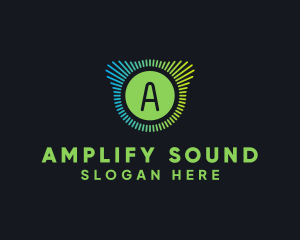 Audio Sound Music App  logo design