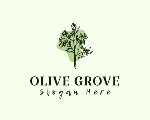 Olive - Olive Plant Produce logo design
