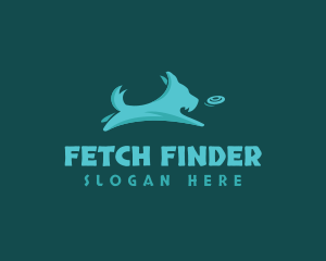 Pet Dog Terrier Fetch logo design