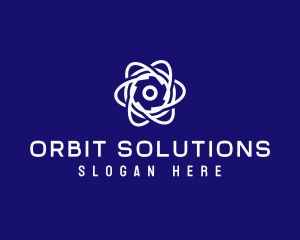 Atom Orbit Science logo design