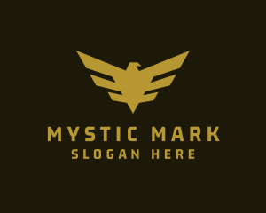 Sigil - Gold Military Eagle logo design