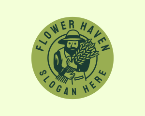 Wheat Farmer Farm logo design