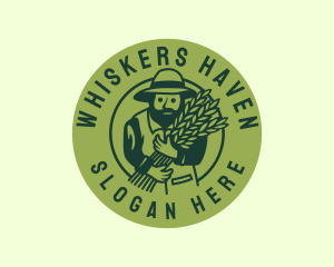 Wheat Farmer Farm logo design