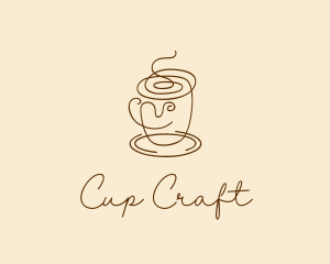 Cup - Coffee Cup Cafe Scribble logo design