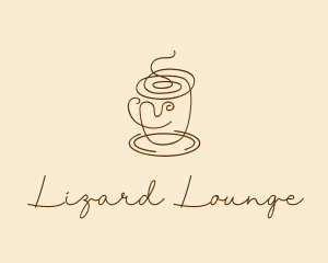 Coffee Cup Cafe Scribble  logo design