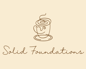 Mug - Coffee Cup Cafe Scribble logo design