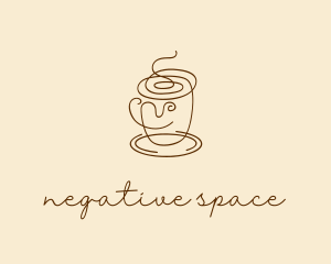 Coffee Cup Cafe Scribble  logo design