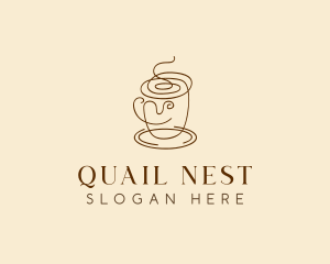 Coffee Cup Cafe Scribble  logo design