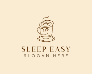 Coffee Cup Cafe Scribble  logo design