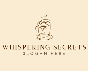 Coffee Cup Cafe Scribble  logo design