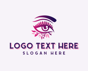 Mascara - Eyelash Organic Cosmetics logo design