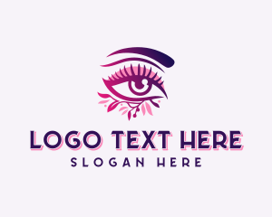 Cosmetics - Eyelash Organic Cosmetics logo design