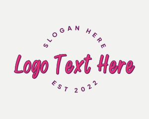 Cursive - Pink Generic Feminine logo design