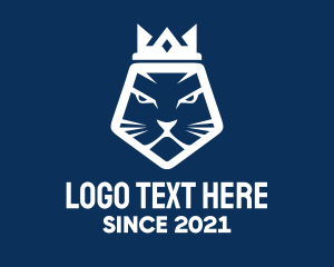 Esports - Cat King Gamer Mascot logo design