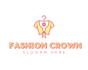 Feminine Flower Fashion Clothing logo design