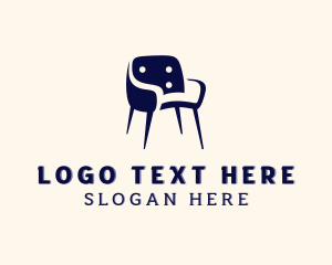Decorators - Home Depot Chair Furniture logo design