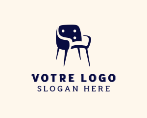 Upholsterer - Home Depot Chair Furniture logo design