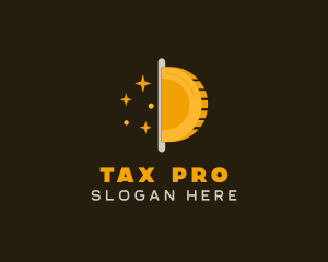 Tax - Coin Money Rebate logo design